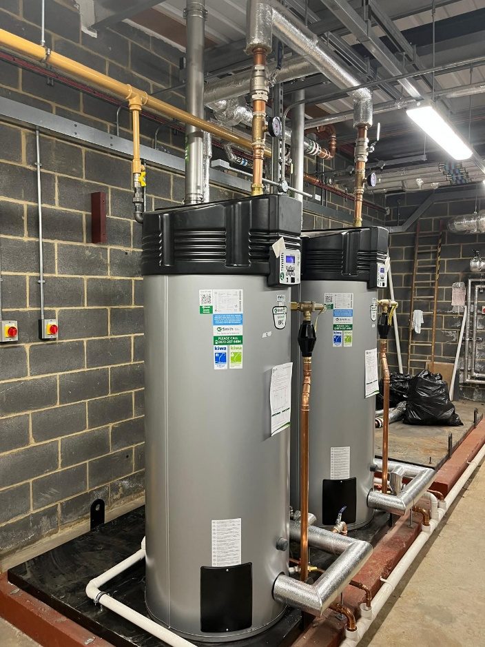 New water heaters at The Derwent Centre